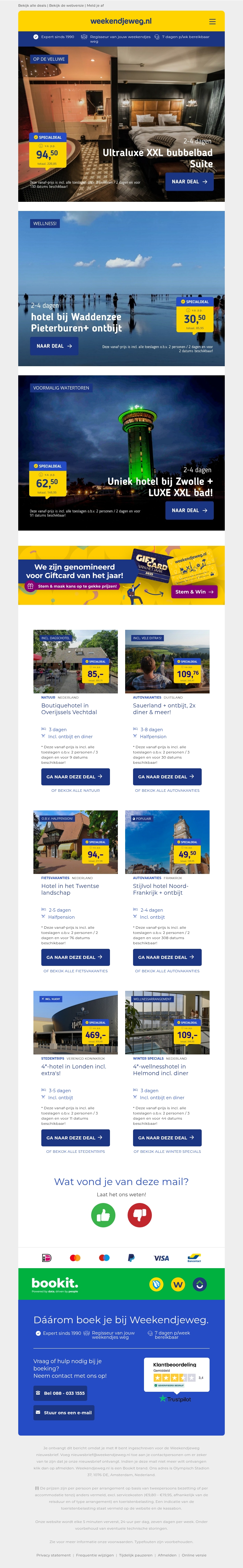 Ultraluxe XXL Bubbelbad Suite de Veluwe v.a. 94,50 | Hotel aan de Waddenzee + ontbijt & GRATIS parkeren v.a. 30,50 p.p.! Ultraluxe XXL Bubbelbad Suite de Veluwe v.a. 94,50 | Hotel aan de Waddenzee + ontbijt & GRATIS parkeren v.a. 30,50 p.p.!