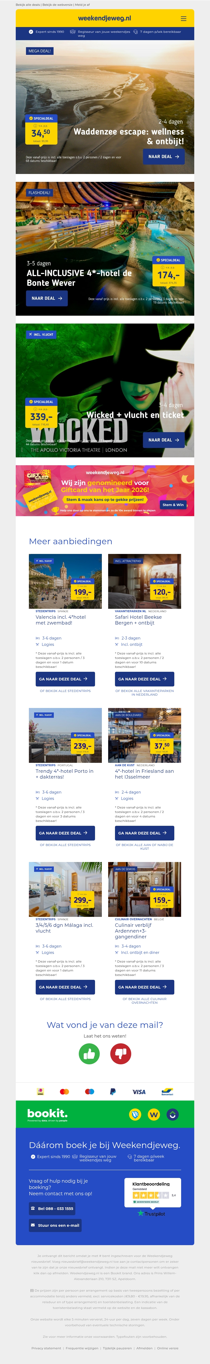 TOPDEAL! 🤩 Waddenzee escape: luxe, wellness & ontbijt 34,50 | All-inclusive Bonte Wever Assen v.a. 174 p.p.! TOPDEAL! 🤩 Waddenzee escape: luxe, wellness & ontbijt 34,50 | All-inclusive Bonte Wever Assen v.a. 174 p.p.!