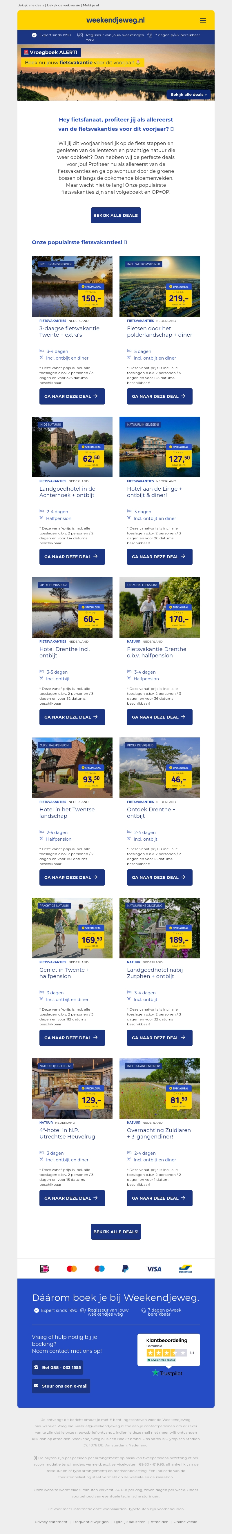 🌷 Vroegboek-Special: boek nu jouw fietsvakantie voor dit voorjaar vanaf €60 pp! 🚲✨ 🌷 Vroegboek-Special: boek nu jouw fietsvakantie voor dit voorjaar vanaf €60 pp! 🚲✨