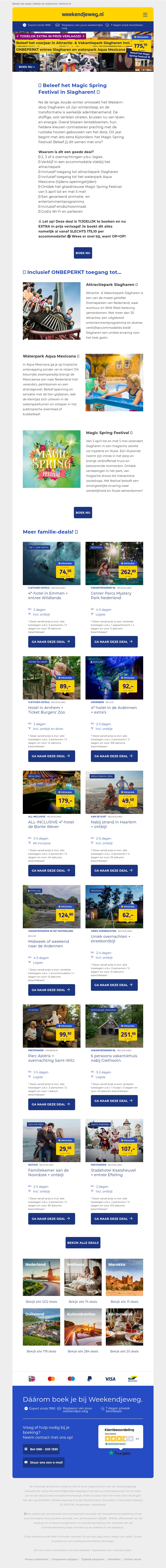 ⚡ FLASHDEAL! ⚡ Vakantiepark Slagharen + ONBEPERKT entree attractiepark & waterpark v.a. SLECHTS 175,10! 😱🤯 ⚡ FLASHDEAL! ⚡ Vakantiepark Slagharen + ONBEPERKT entree attractiepark & waterpark v.a. SLECHTS 175,10! 😱🤯