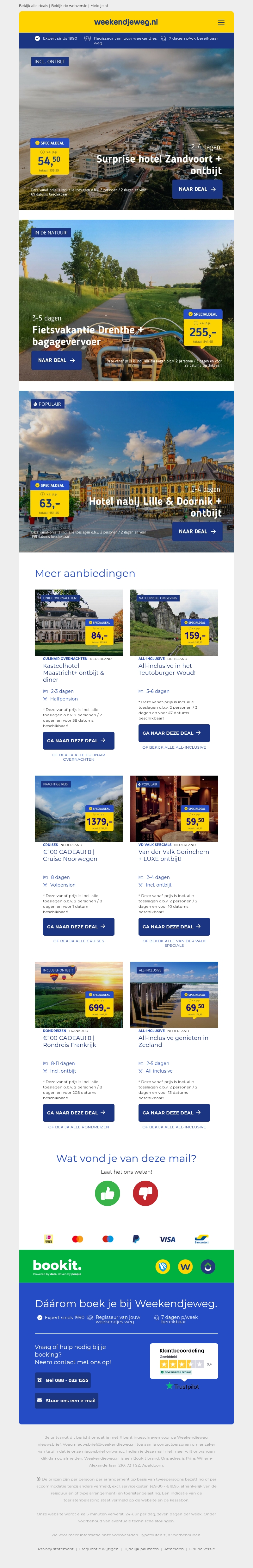 🎉 Surprise 4*-hotel Zandvoort + ontbijt v.a. 54,50 | 🚲 Fietsvakantie Drenthe + bagagevervoer v.a. 255 p.p.! 🎉 Surprise 4*-hotel Zandvoort + ontbijt v.a. 54,50 | 🚲 Fietsvakantie Drenthe + bagagevervoer v.a. 255 p.p.!