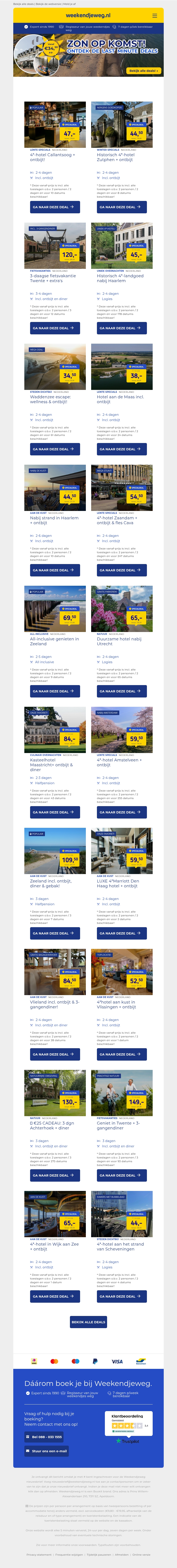 ☀️ Mooi weer op komst: ga er last minute op uit in eigen land! ⏳ ☀️ Mooi weer op komst: ga er last minute op uit in eigen land! ⏳
