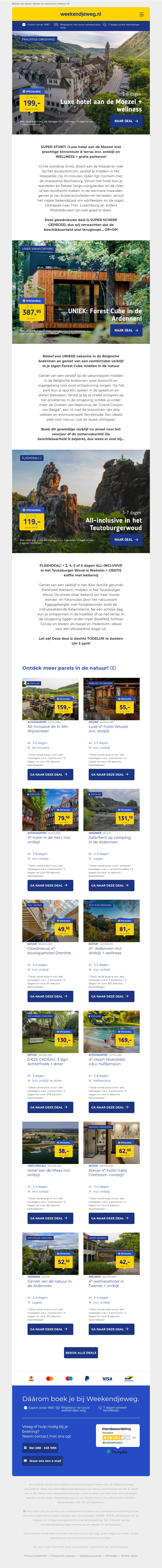 Eropuit in de natuur? πβ¨ Check deze deals! π Luxe hotel aan de Moezel + ontbijt + wellness v.a. 199,- p.p. | Unieke Forest Cube in de Ardennen v.a. 387,95 per acco & MEER! π€― Eropuit in de natuur? πβ¨ Check deze deals! π Luxe hotel aan de Moezel + ontbijt + wellness v.a. 199,- p.p. | Unieke Forest Cube in de Ardennen v.a. 387,95 per acco & MEER! π€―
