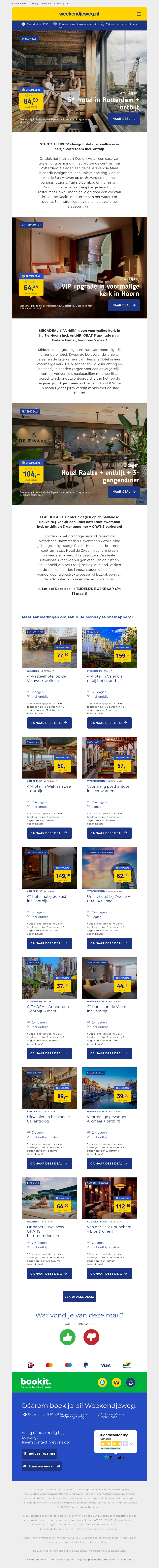 Blue Monday overleven? 👀 Deze NIEUWE weekendjes weg helpen je erbij! 💙 Blue Monday overleven? 👀 Deze NIEUWE weekendjes weg helpen je erbij! 💙