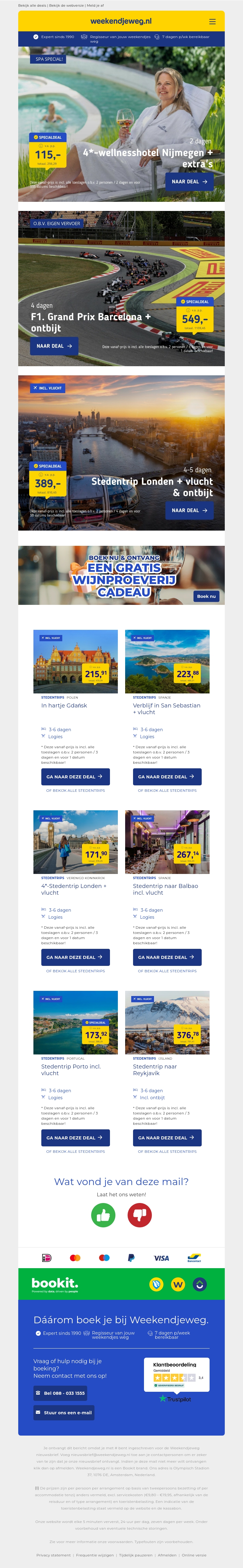 Wellness | Formule 1: Grand Prix | Alles-in-1 deals & nog veel meer Wellness | Formule 1: Grand Prix | Alles-in-1 deals & nog veel meer