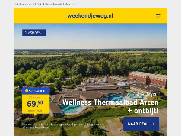 🌿✨ Toe aan rust na de drukke feestdagen? Geniet van een wellness weekend v.a. 69,50 p.p.!