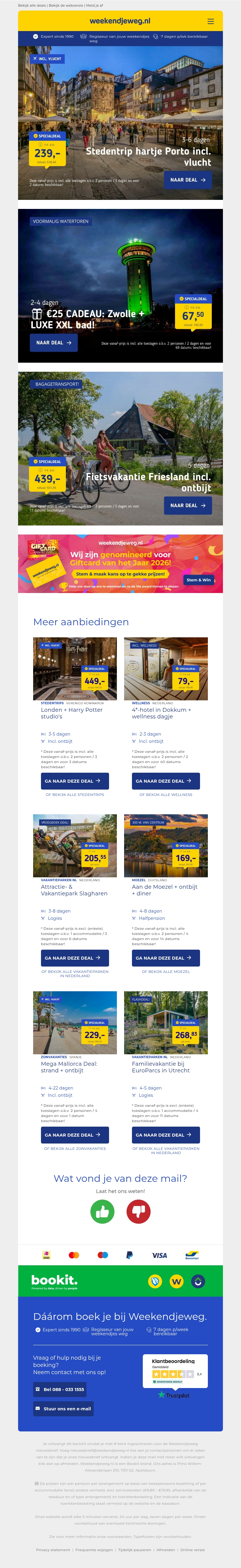 Stedentrip Porto + hotel in hartje centrum v.a. 239 | Watertoren Zwolle + LUXE XXL bad v.a. 67,50 p.p.! Stedentrip Porto + hotel in hartje centrum v.a. 239 | Watertoren Zwolle + LUXE XXL bad v.a. 67,50 p.p.!
