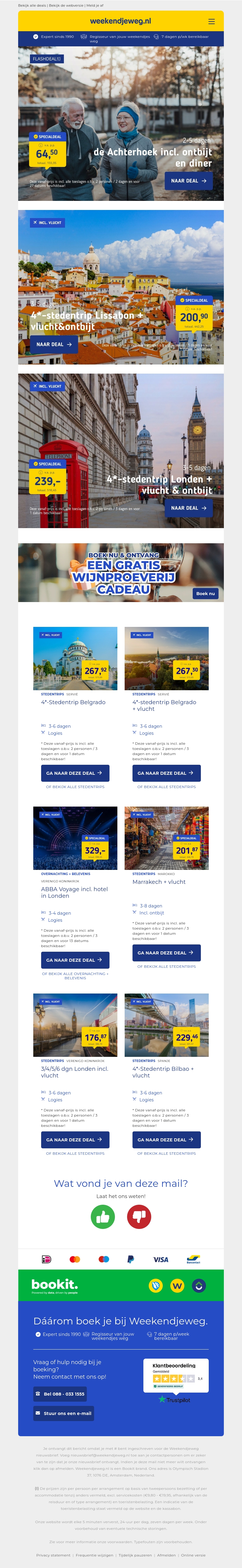 de Achterhoek incl. ontbijt en diner v.a. €64.50 per persoon | 4*-stedentrip Lissabon + vlucht&ontbijt v.a. €200.9 per persoon & meer de Achterhoek incl. ontbijt en diner v.a. €64.50 per persoon | 4*-stedentrip Lissabon + vlucht&ontbijt v.a. €200.9 per persoon & meer