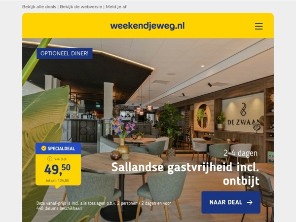 💚 Ontsnap in eigen land: 3x populaire deals in de natuur v.a. 44,50 p.p.! 🤩