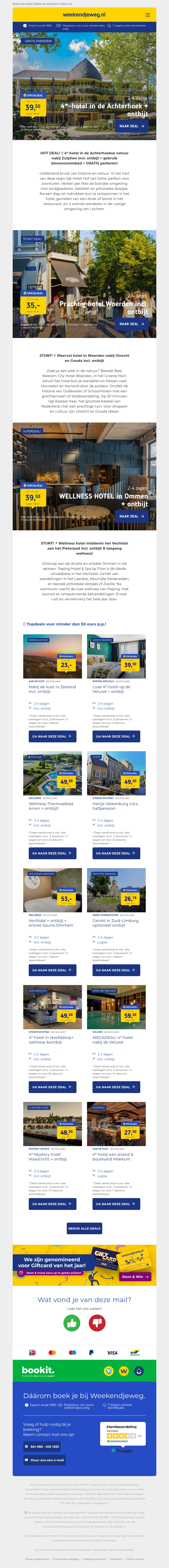 👉 Een weekendje weg onder de 50 euro p.p.! 💰 | De Achterhoek | Utrecht | Wellness Ommen | Zeeland & MEER! 👉 Een weekendje weg onder de 50 euro p.p.! 💰 | De Achterhoek | Utrecht | Wellness Ommen | Zeeland & MEER!