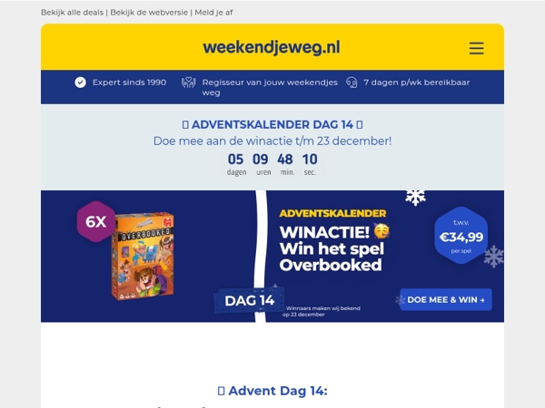 🎁 Advent Dag 14: Te gekke WINACTIE! & de allerbeste deals van het moment!