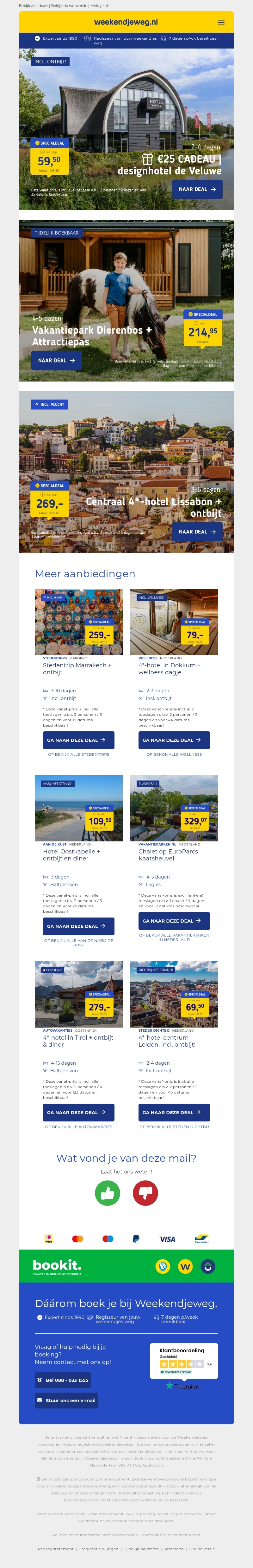 Alleen vandaag nog! ⏰ Designhotel de Veluwe + ontbijt v.a. 59,50 | Attractiepark Dierenbos + Beekse Bergen v.a. 214,95 per acco! Alleen vandaag nog! ⏰ Designhotel de Veluwe + ontbijt v.a. 59,50 | Attractiepark Dierenbos + Beekse Bergen v.a. 214,95 per acco!