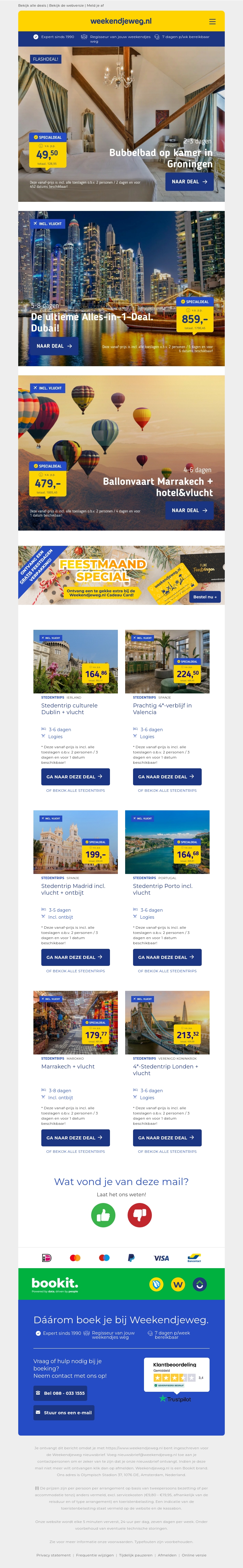Bubbelbad op kamer in Groningen v.a. €49.50 per persoon | De ultieme Alles-in-1-Deal: Dubai! v.a. €859 per persoon & meer Bubbelbad op kamer in Groningen v.a. €49.50 per persoon | De ultieme Alles-in-1-Deal: Dubai! v.a. €859 per persoon & meer