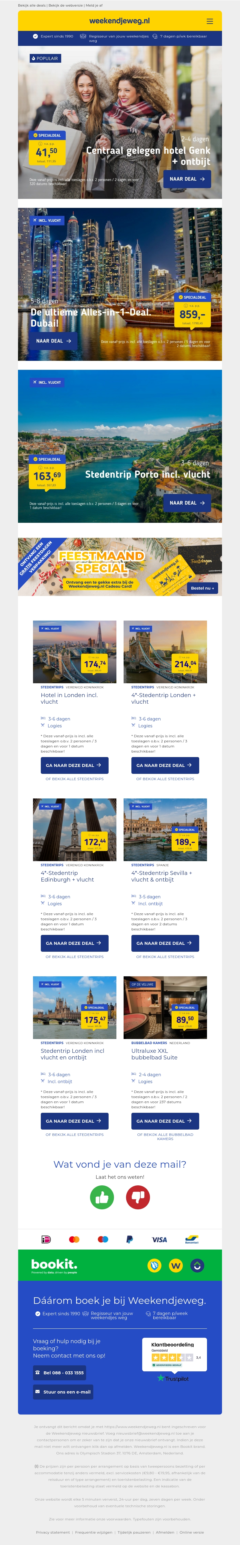 Centraal gelegen hotel Genk + ontbijt v.a. €41.50 per persoon | De ultieme Alles-in-1-Deal: Dubai! v.a. €859 per persoon & nog veel meer Centraal gelegen hotel Genk + ontbijt v.a. €41.50 per persoon | De ultieme Alles-in-1-Deal: Dubai! v.a. €859 per persoon & nog veel meer
