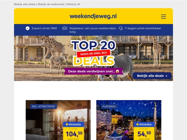 ⏰ NOG 48 UUR: Safari Hotel Beekse Bergen met 39% korting & MEER! 😱🤯