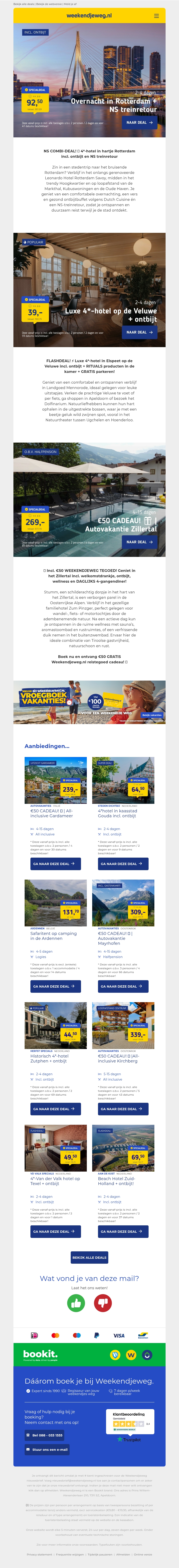 Toe aan een weekendje weg? Ontdek deze deals! 👉 NS combi deal Rotterdam 92,50 | 4*-hotel de Veluwe 39 & meer! Toe aan een weekendje weg? Ontdek deze deals! 👉 NS combi deal Rotterdam 92,50 | 4*-hotel de Veluwe 39 & meer!