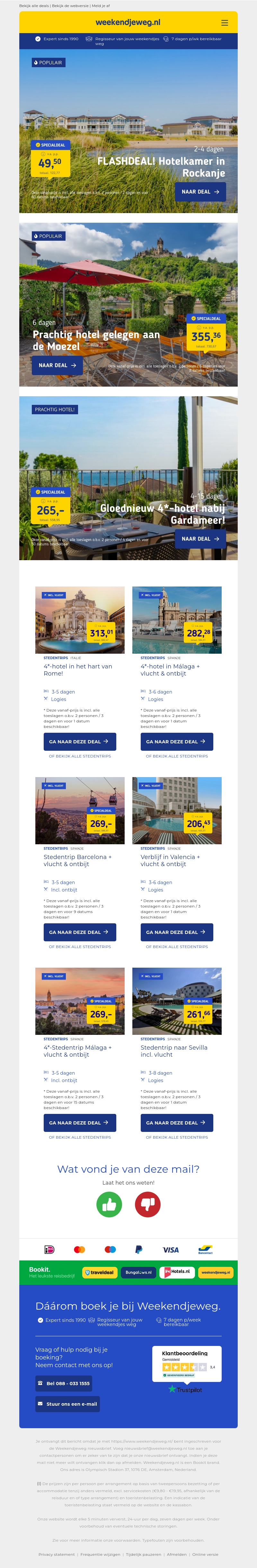 FLASHDEAL! Hotelkamer in Rockanje v.a. €49.50 per persoon | Prachtig hotel gelegen aan de Moezel v.a. €355.36 per persoon & meer FLASHDEAL! Hotelkamer in Rockanje v.a. €49.50 per persoon | Prachtig hotel gelegen aan de Moezel v.a. €355.36 per persoon & meer