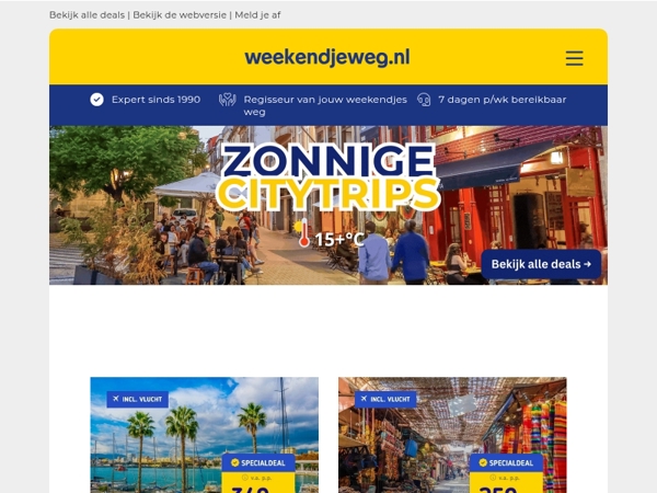 ☀️ Zonnige citytrips: ontsnap aan de kou op deze bestemmingen!