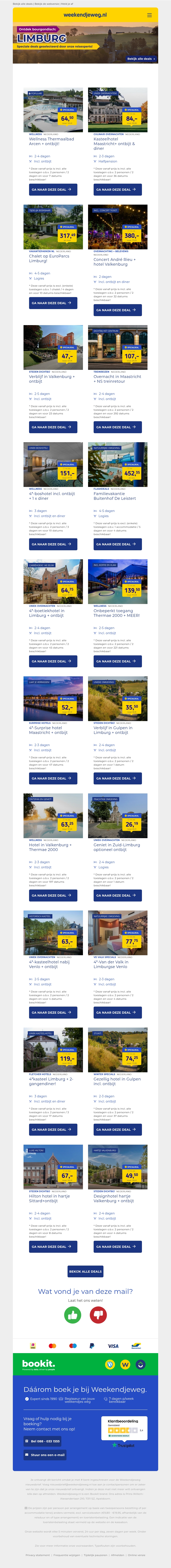 Ontdek bourgondisch Limburg! ✨ Thermaalbad Arcen + ontbijt v.a. 64,50 p.p. | Kasteelhotel Maastricht + ontbijt + diner v.a. 84,- p.p. & MEER! Ontdek bourgondisch Limburg! ✨ Thermaalbad Arcen + ontbijt v.a. 64,50 p.p. | Kasteelhotel Maastricht + ontbijt + diner v.a. 84,- p.p. & MEER!