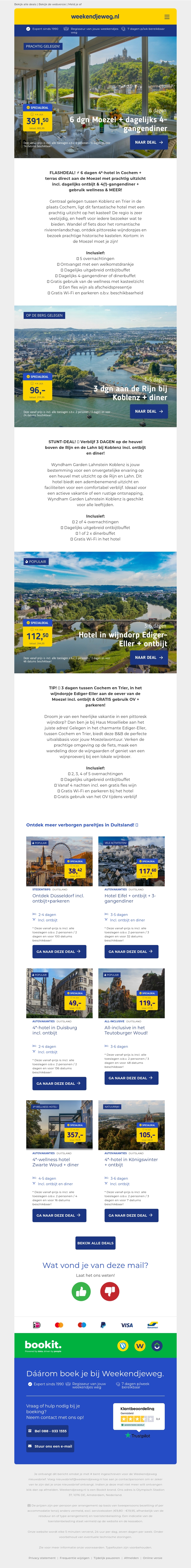 🇩🇪 Duitse pareltjes! 👉 6 dgn Cochem + ontbijt + 4-gangendiner + wellness + meer extra's €391,50 | 3 dgn Koblenz + ontbijt + diner €96 & MEER! 🔥 🇩🇪 Duitse pareltjes! 👉 6 dgn Cochem + ontbijt + 4-gangendiner + wellness + meer extra's €391,50 | 3 dgn Koblenz + ontbijt + diner €96 & MEER! 🔥