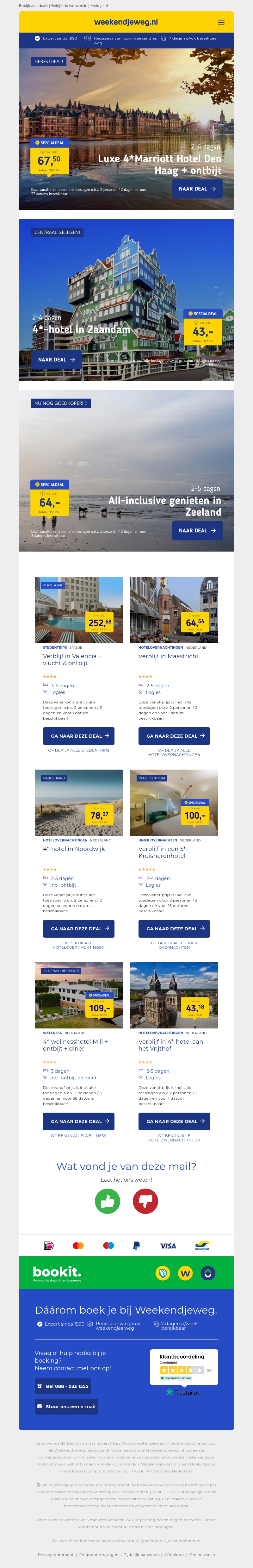 Luxe 4*Marriott Hotel Den Haag + ontbijt v.a. €67.50 per persoon | 4*-hotel in Zaandam v.a. €43 per persoon & nog veel meer Luxe 4*Marriott Hotel Den Haag + ontbijt v.a. €67.50 per persoon | 4*-hotel in Zaandam v.a. €43 per persoon & nog veel meer