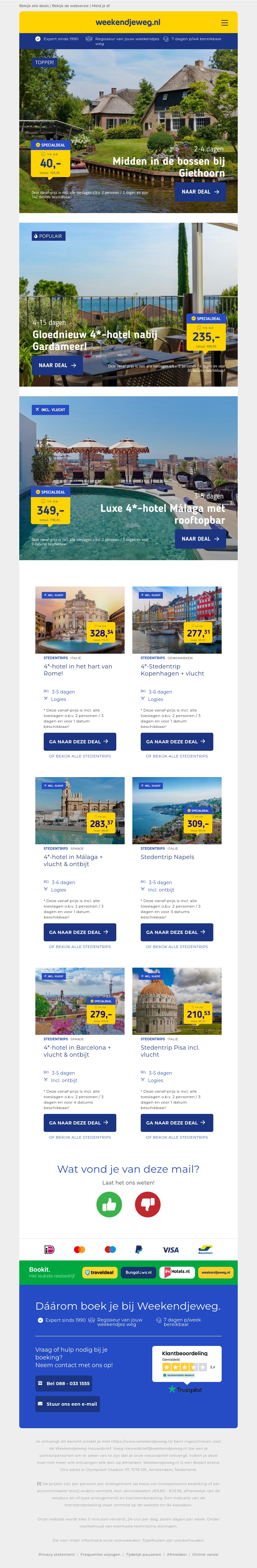 Natuur | Autovakanties | Stedentrips & nog veel meer Natuur | Autovakanties | Stedentrips & nog veel meer