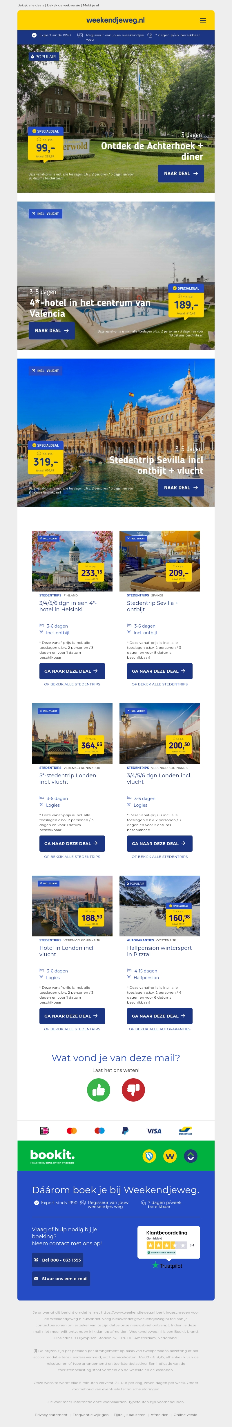 Ontdek de Achterhoek + diner v.a. €99 per persoon | 4*-hotel in het centrum van Valencia v.a. €189 per persoon & meer Ontdek de Achterhoek + diner v.a. €99 per persoon | 4*-hotel in het centrum van Valencia v.a. €189 per persoon & meer