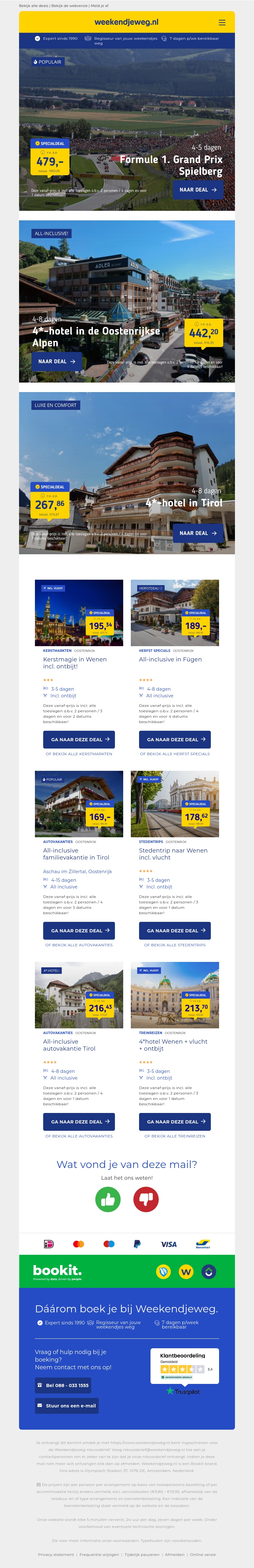 Oostenrijk | Formule 1: Grand Prix Spielberg v.a. €479 per persoon & nog veel meer Oostenrijk | Formule 1: Grand Prix Spielberg v.a. €479 per persoon & nog veel meer