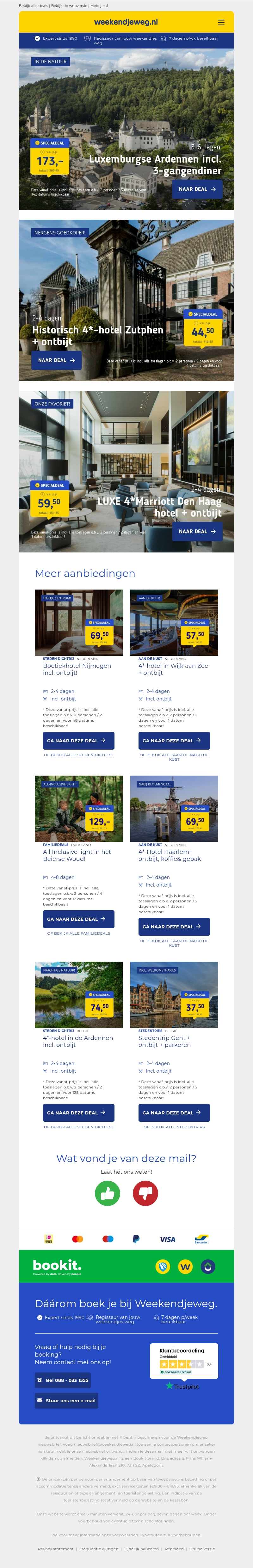 3 dgn Luxemburgse Ardennen + diner v.a. 173 | Historisch hotel HARTJE Zutphen + ontbijt 44,50 p.p.! 😱 3 dgn Luxemburgse Ardennen + diner v.a. 173 | Historisch hotel HARTJE Zutphen + ontbijt 44,50 p.p.! 😱