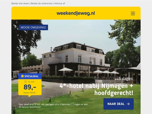 ✨ Fletcher Specials: 4*-hotel incl. ontbijt & diner v.a. €89,- p.p.! 😱