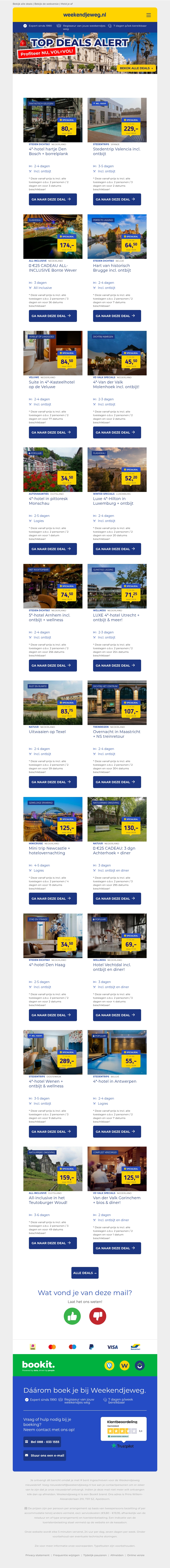 🚨 Top Deals ALERT: 4*-hotel Den Bosch + ontbijt & borrelplank v.a. 80,- p.p. | Extra voordelig naar Valencia + vlucht & ontbijt v.a. 229,- p.p. & MEER! 🚨 Top Deals ALERT: 4*-hotel Den Bosch + ontbijt & borrelplank v.a. 80,- p.p. | Extra voordelig naar Valencia + vlucht & ontbijt v.a. 229,- p.p. & MEER!