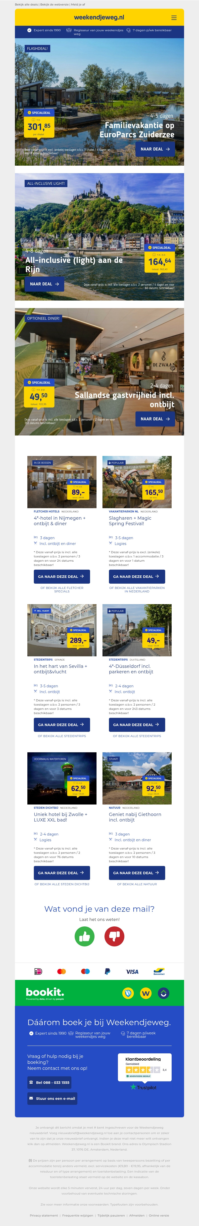 Familievakantie EuroParcs Zuiderzee v.a. 301,85 p.p. | All-inclusive light nabij Koblenz v.a. 165,- p.p. & MEER! Familievakantie EuroParcs Zuiderzee v.a. 301,85 p.p. | All-inclusive light nabij Koblenz v.a. 165,- p.p. & MEER!