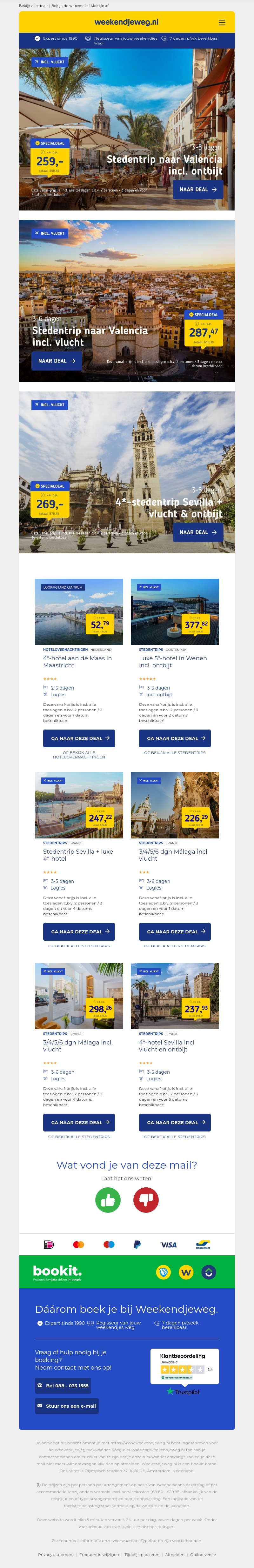 Stedentrip naar Valencia incl. ontbijt v.a. €259 per persoon | Stedentrip naar Valencia incl. vlucht v.a. €287.47 per persoon & nog veel meer Stedentrip naar Valencia incl. ontbijt v.a. €259 per persoon | Stedentrip naar Valencia incl. vlucht v.a. €287.47 per persoon & nog veel meer