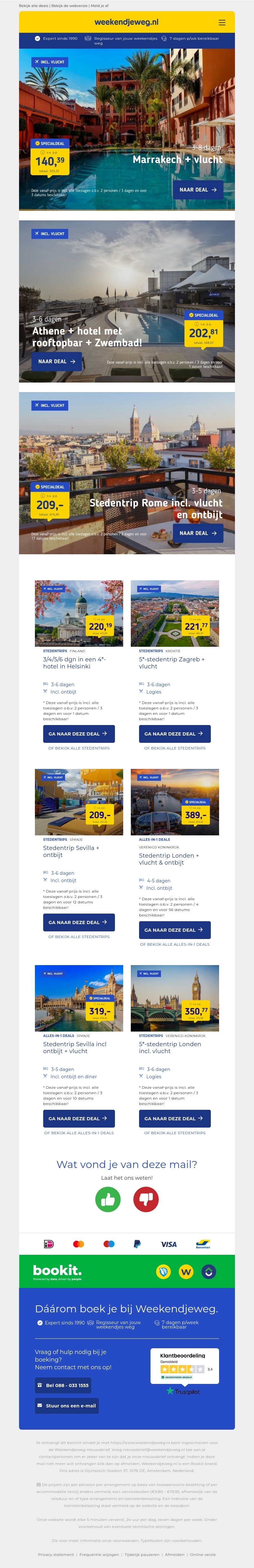 Stedentrips | Marrakech + vlucht v.a. €140.39 per persoon & nog veel meer Stedentrips | Marrakech + vlucht v.a. €140.39 per persoon & nog veel meer