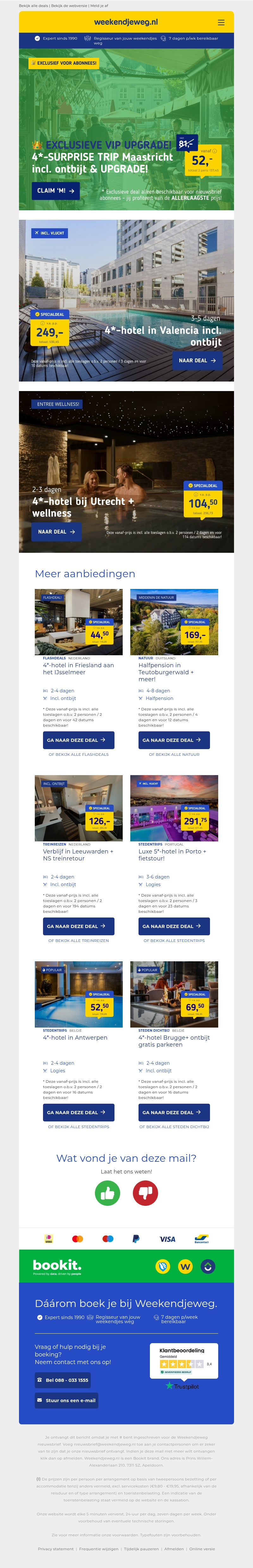 👑 Exclusieve VIP UPGRADE Maastricht + ontbijt 52 | 4*-hotel in Valencia + vlucht & ontbijt v.a. 249 p.p.! 👑 Exclusieve VIP UPGRADE Maastricht + ontbijt 52 | 4*-hotel in Valencia + vlucht & ontbijt v.a. 249 p.p.!
