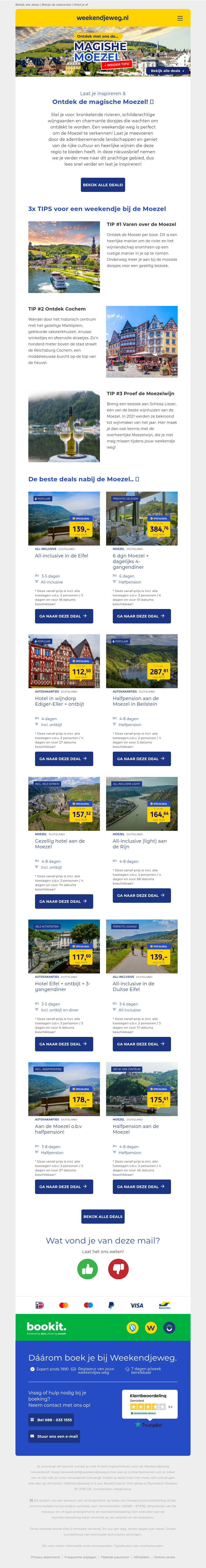 🇩🇪 Ontdek de magische Moezel: insider tips & exclusieve deals v.a. 112,50 p.p.! 😍 🇩🇪 Ontdek de magische Moezel: insider tips & exclusieve deals v.a. 112,50 p.p.! 😍