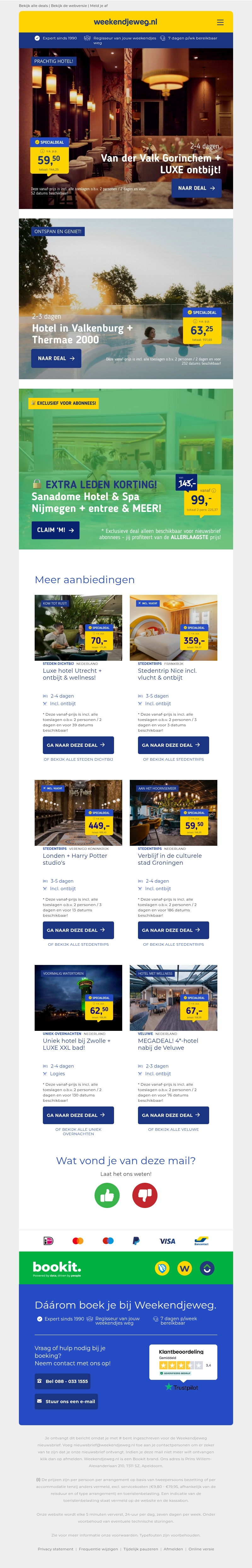 Van der Valk TOPDEAL! 💥 Luxe 4*-Gorinchem + ontbijt & meer v.a. 59,50 | Valkenburg + entree Thermea 2000 v.a. 63,25 & MEER! Van der Valk TOPDEAL! 💥 Luxe 4*-Gorinchem + ontbijt & meer v.a. 59,50 | Valkenburg + entree Thermea 2000 v.a. 63,25 & MEER!