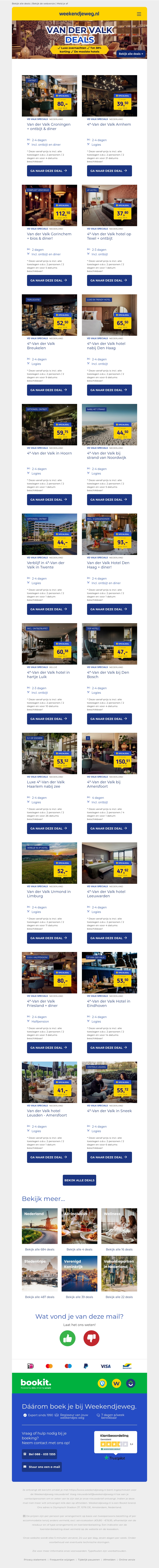 Van der Valk-DEALS: ✔️ Luxe overnachten ✔️ Tot 38% korting ✔️ De mooiste hotels Van der Valk-DEALS: ✔️ Luxe overnachten ✔️ Tot 38% korting ✔️ De mooiste hotels