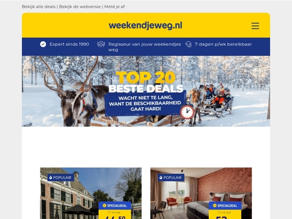 Top 20 deals! 🎯 Historisch hotel Zutphen 44,50 | Van der Valk Texel 52 | 3 dgn Achterhoek + diner 125 & meer!