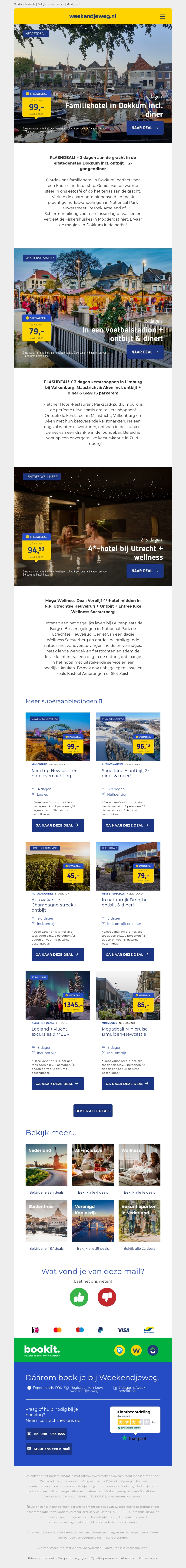 WOW! 😱 3 dgn Dokkum + Ontbijt + Diner v.a. 99 | Kerstshoppen Limburg + ontbijt + diner + GRATIS parkeren v.a. 79 pp! WOW! 😱 3 dgn Dokkum + Ontbijt + Diner v.a. 99 | Kerstshoppen Limburg + ontbijt + diner + GRATIS parkeren v.a. 79 pp!