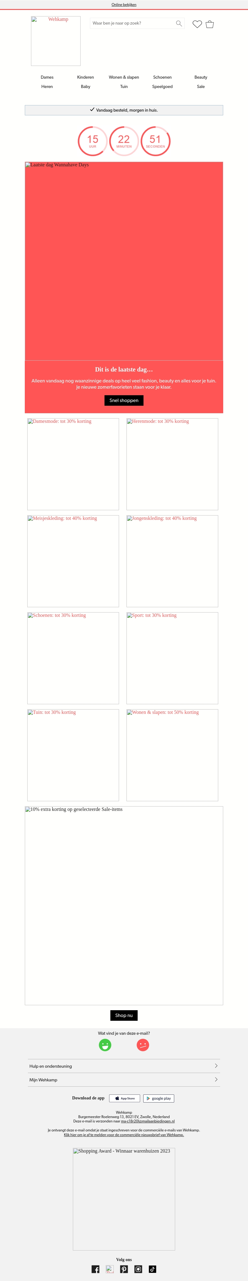 π’ Laatste dag Wannahave Days, mis het niet! π’ Laatste dag Wannahave Days, mis het niet!