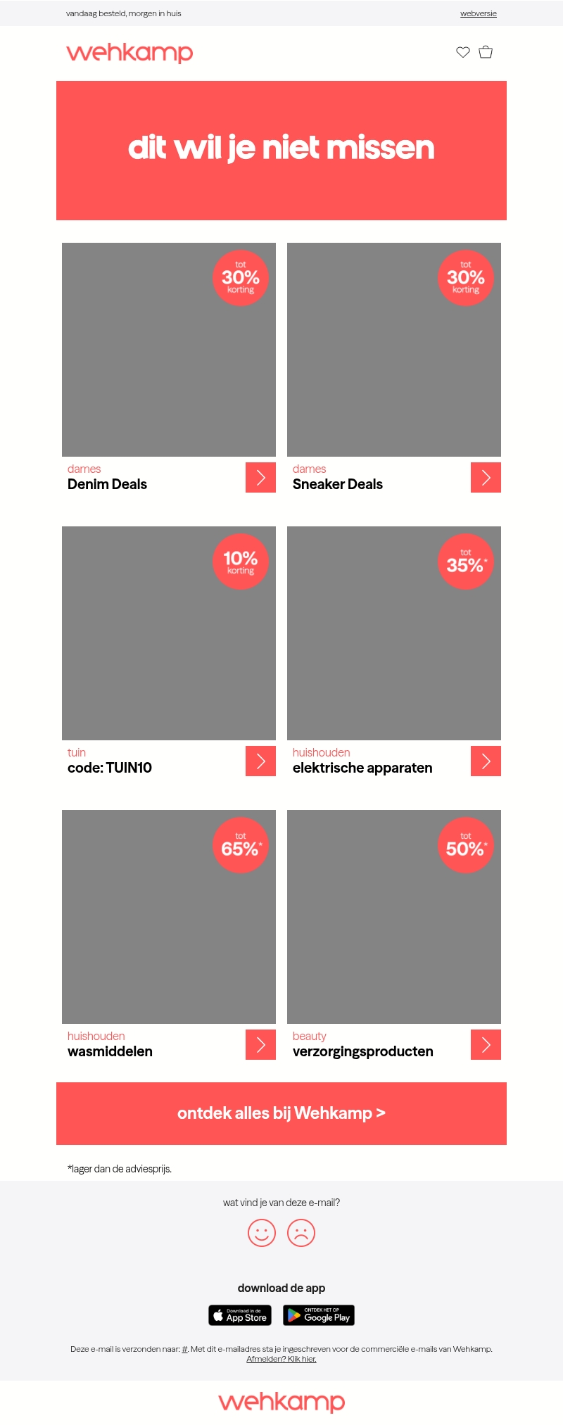 Ontdek de beste deals van het moment 👀 Ontdek de beste deals van het moment 👀