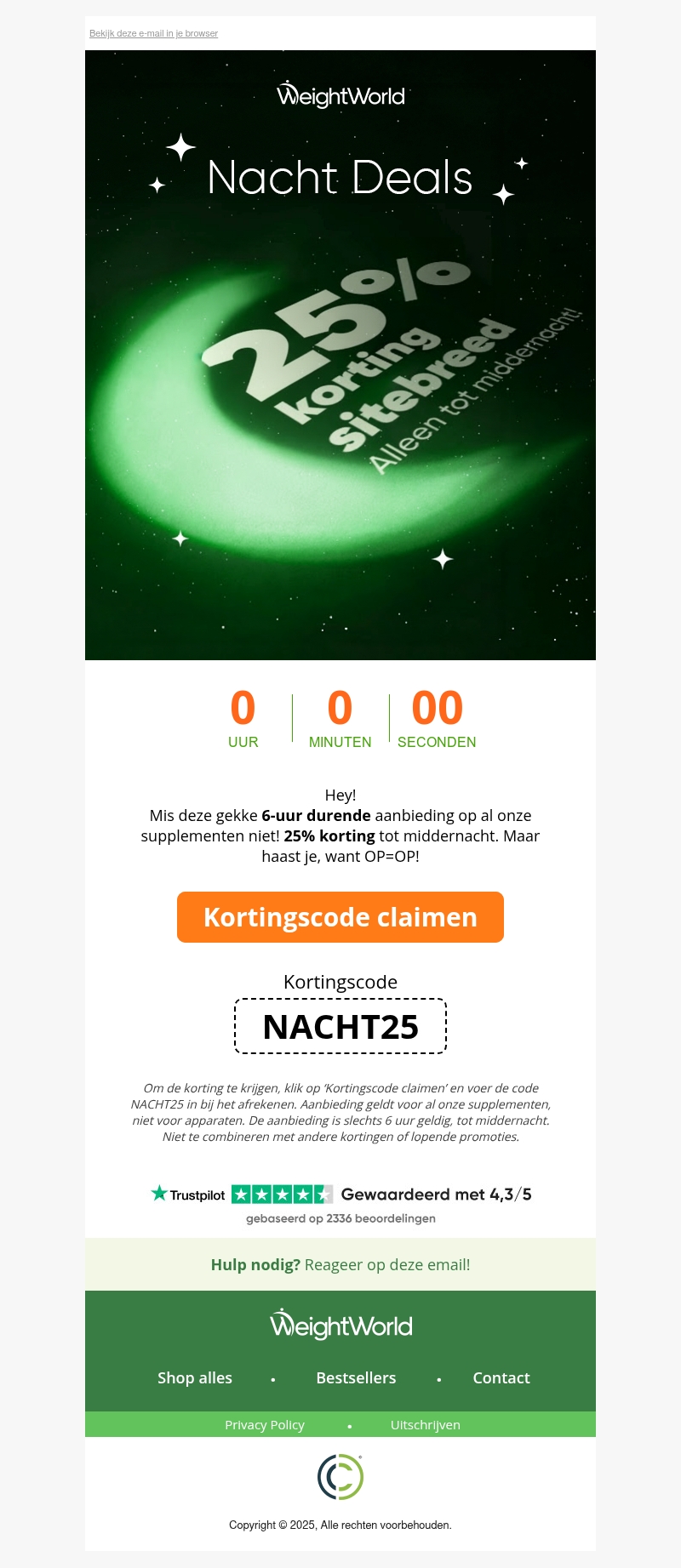 25% korting vanavond alleen! ⚡ 25% korting vanavond alleen! ⚡