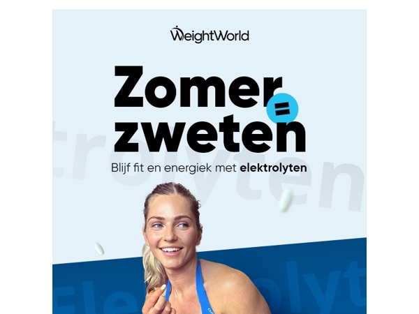 Zon, zweet en… elektrolyten! ☀️