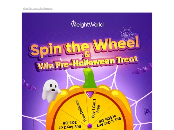 Spin The Wheel🎃 Your Early Halloween Savings are Here!