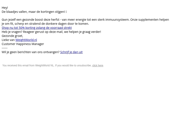 Al onze herfst toppers gescoord met korting?