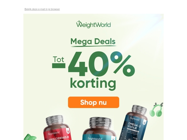 Laatste kans op kortingen tot 40% 😱