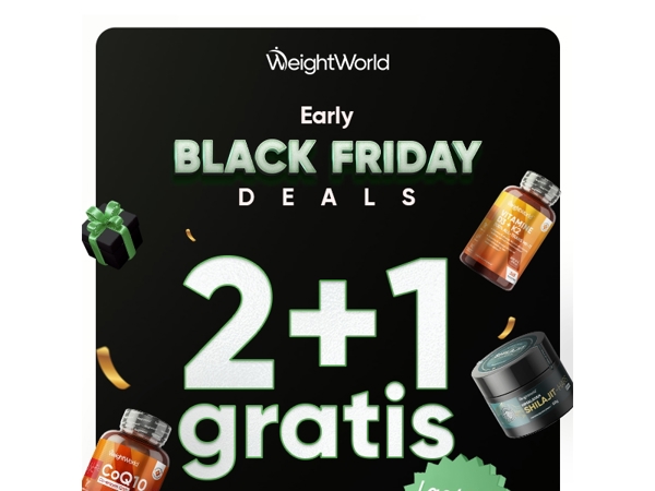 ⌛️ Laatste kans: tot 23:59 uur 2+1 GRATIS! ⏰