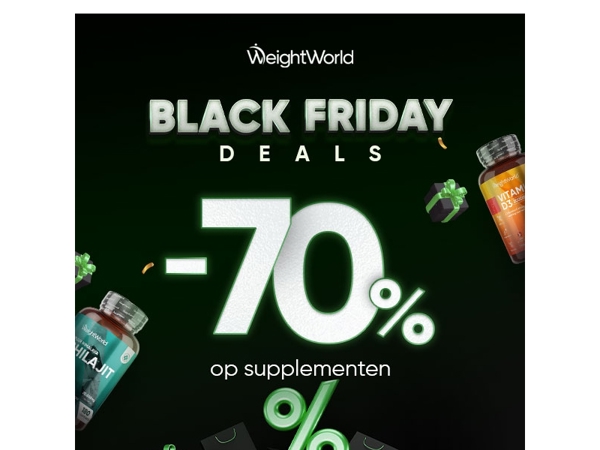 Black Friday afsluiter 🎁