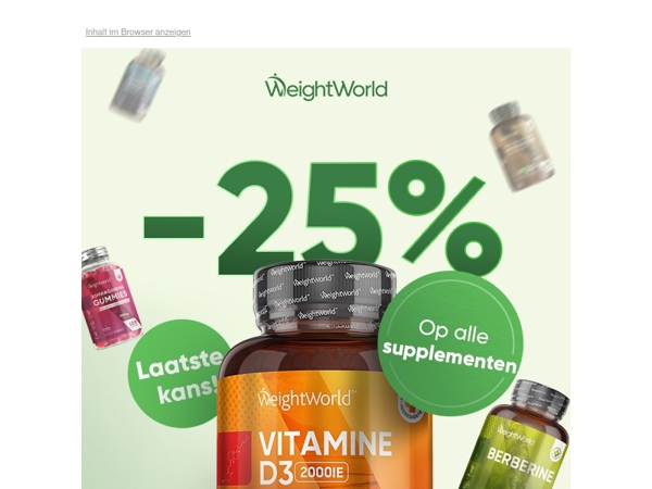 Laatste kans op extra korting 😱